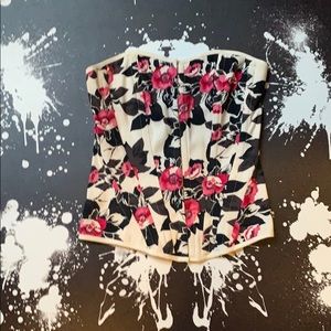 Floral corset